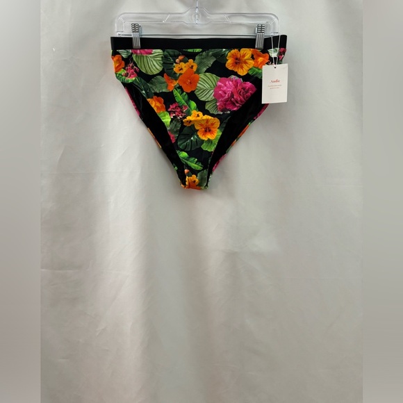 Andie Swim The Banded Cheeky Bottom Tropical Floral L - Picture 3 of 6